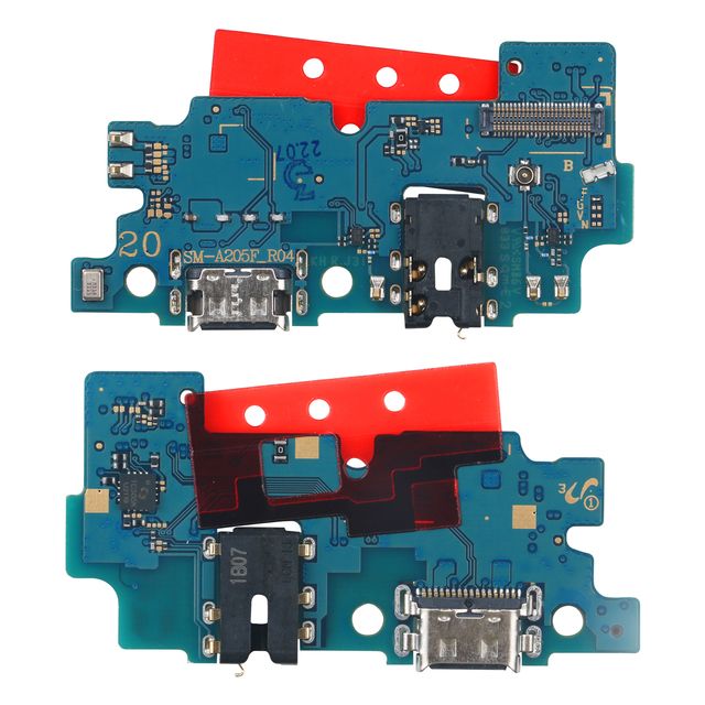 OEM USB Charging Port Board for Samsung Galaxy A20 Dock Connector Nap Mobile Phone Charger Flex Replace Broken Phone Part