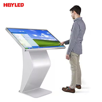 32 42 pouces Stand Affichage publicitaire Signalisation numérique Écran tactile Kiosque d'information de table Totem interactif avec moniteur tactile