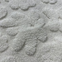 Nouvelle arrivée simple face 230Gsm 100% Polyester motif fleuri tricoté Jacquard Sherpa velours polaire tissu pour vêtements couverture