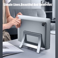 Support d'ordinateur portable de PC de réglage de la gravité Portable Base de support de montage d'ordinateur portable réglable Vertical pour MacBook Samsung-pour une utilisation de bureau