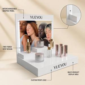 Expositor de Cosméticos Modular de Acrílico Plegable y Personalizable, Fácil de Montar, para Diseño en Tiendas Minoristas y Salones de Belleza - Product Image 2