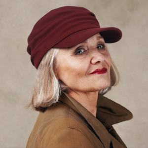 Casquette de gavroche pour femmes pour la <span class=keywords><strong>chimio</strong></span> d'<span class=keywords><strong>été</strong></span> Chapeau de cancer contre la perte de cheveux avec bord - Product Image 1