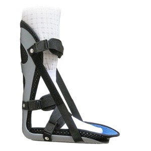 Orthèse de soutien cheville-pied pour jambe inférieure et pied tombant avec sangles réglables Taille SML Gris - Product Image 1