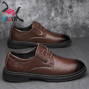 Zapatos de Vestir Casuales con Cordones para Hombre, de Moda, 2 Colores, Tallas 38-48, Antideslizantes y Resistentes al Desgaste, para Primavera, Verano e Invierno, Venta Directa de Fábrica - Product Image 4