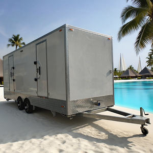 2025 fábrica al por mayor inodoros extraíble al aire libre ducha Portátil Baño remolque para sitio de construcción - Product Image 6