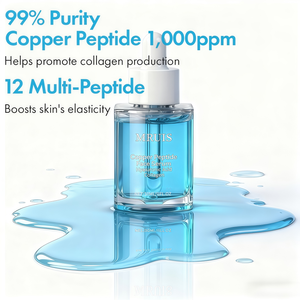 Suero facial de péptido antienvejecimiento GHK-Cu 12 Fórmula multipéptido Líneas finas Reafirmante Elasticidad DE LA PIEL Hidratante Cuidado DE LA PIEL coreano MRUIS - Product Image 3