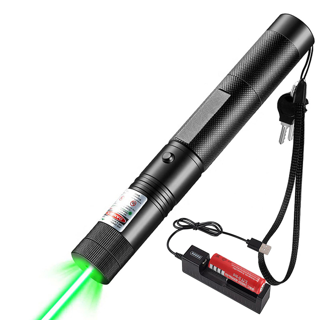 Red Green Purple High Power Laser Pointer With Long Range for Tactical Use Camping & Hunting