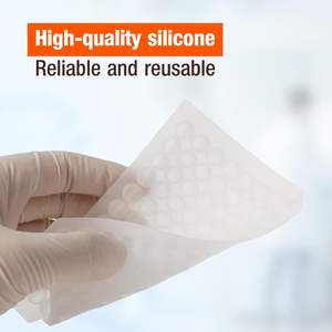 แผ่นซิลิโคนปิดผนึกหลุมลึก 96 ช่อง สำหรับแผ่นหลุมสี่เหลี่ยม พร้อมการป้องกันระดับ IP55 และพื้นเรียบ - Product Image 5