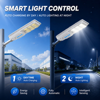 Lampe Solaire LED Tout-en-un pour Extérieur, Idéale pour les Rues, les Places et les Autoroutes, 100W 200W 300W, Coque ABS, Indice IP65, Fortement Recommandée