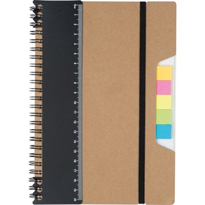 Hot Selling A5 Spiral Ring Biding Kraft Paper Cover Notebook Notepad <b>Planner</b> Ruler Stick Notes Writing <b>Book</b> for Office School - Product Image 2