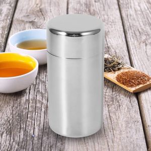 กระป๋องเก็บอาหารสแตนเลสสำหรับห้องครัว กระป๋องชา กล่องเก็บชา กาแฟ น้ำตาล - Product Image 5