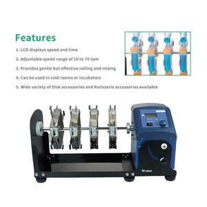 Miscelatore <span class=keywords><strong>per</strong></span> tubi da laboratorio con motore Brushless, protezione IP21 <span class=keywords><strong>per</strong></span> precipitazioni immunitarie e studi sulla coagulazione del sangue - Product Image 2