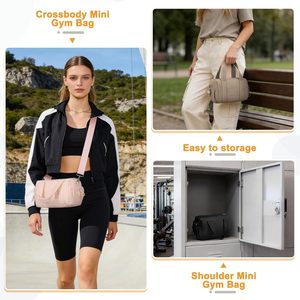 Bolsa Deportiva Mini de Poliéster para <span class=keywords><strong>Mujer</strong></span>, 5"L <span class=keywords><strong>X</strong></span> 7"W <span class=keywords><strong>X</strong></span> 12"H, con Correa Ajustable, Resistente al Agua, Diseño Compacto, Color Negro - Product Image 6