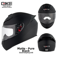 Casque de moto intégral Qike Safety ABS, design unisexe, pour toutes les saisons. Modèle de protection durable personnalisé