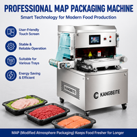 KBT Machine à sceller automatique pour plateau sous vide MAP de type sol Injection d'azote de gaz frais Viande Volaille Alimentaire Film Feuille Boîte Scellant