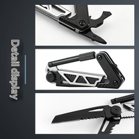 Couteau pliant mousqueton en acier inoxydable et aluminium pour extérieur, fixation rapide EDC pour camping et randonnée, vente en gros
