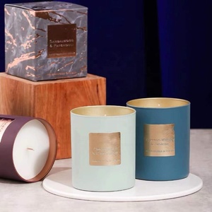 Custom Private Label Natural Soy Wax Strong Scent Luxury Scented Candles Aromatherapy Scented Candles Gift Box