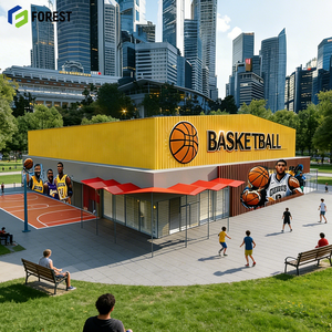 Rigid Steel Basketball Gym Construction Heavy Duty Metal <b>Frame</b> Sports Pavilion Prefabricated Building Brand - Product Image 1