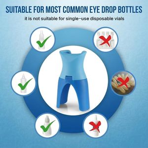 Gotero Ocular Portátil y Práctico, Asistente Ergonómico para Gotas con Soporte para Botella, Fácil de Usar, Hecho de Plástico Resistente - Product Image 2