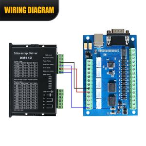Tarjeta de movimiento USB Mach3 STB5100 Placa de interfaz 5 ejes DC 12-24V CNC para motor paso a paso y controlador - Product Image 3