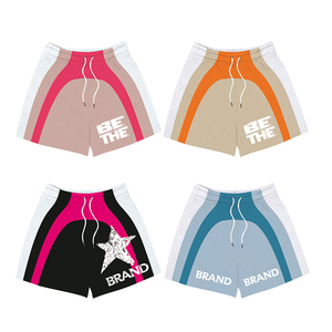 Pantalones cortos de gimnasio para <span class=keywords><strong>hombre</strong></span> de gran tamaño con estampado personalizado, <span class=keywords><strong>Bermudas</strong></span> de algodón de 360gsm, pantalones cortos de trabajo informales de talla grande de algodón tejido - Product Image 3