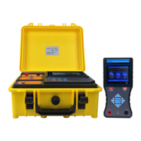 Localizador de Fallas e Identificador de Cables Portátil HVD-S180, 50Hz±1Hz, Receptor de 7.4V, Transmisor de 11.1V, para Construcción de Redes Municipales