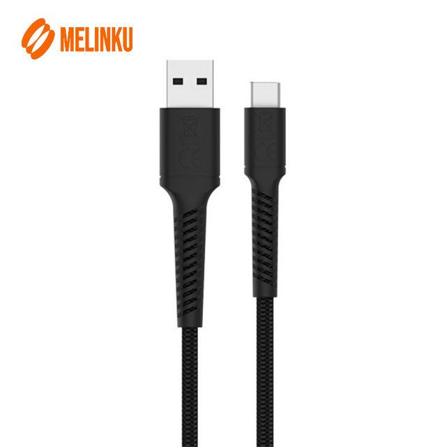 Melinku 1.2M 3A/5A/6A USB Data Cable High-Speed USB to Type-C Fast Charging for Mobile Phone Camera Computer