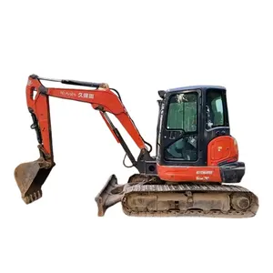 Escavadeira de esteira hidráulica KUBOTA KX165-5 165 usada, máquinas de construção de 6,5 toneladas para venda a um preço baixo