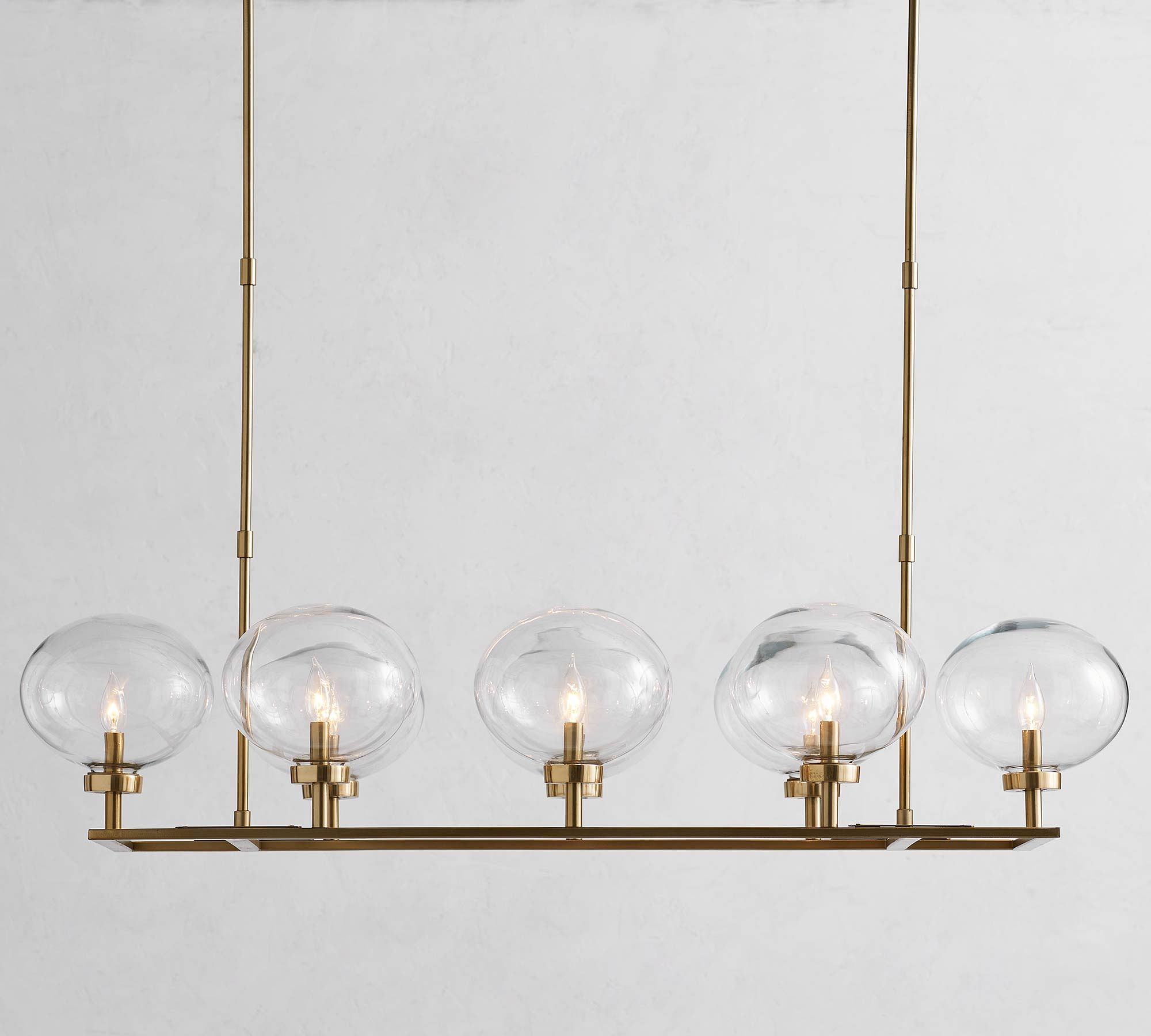chandelier light luxury light glass globe chandelier