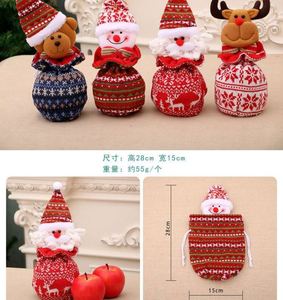 ถุงของขวัญคริสต์มาส USA Mairun ราคาถูก ลายสโนว์แมน สำหรับเด็ก เป็นมิตรกับสิ่งแวดล้อม ผ้าฟลานเนล แฟชั่น ขนาด 23*20 ซม. ของตกแต่งจำนวนมาก - Product Image 6