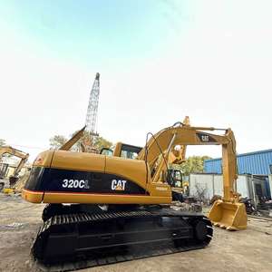 Excavadora sobre orugas Caterpillar usada en excelentes condiciones 20t 320cl 320bl 320d 320d2 equipo de construcción con movimiento de tierra - Product Image 3