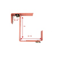 Étagère métallique suspendue en forme de L, support de pont, Pot, fenêtre, balcon, balustrade, jardinière, support de boîte à fleurs