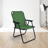 Chaise de plage pliable portable d'extérieur, cadre en acier inoxydable, design moderne, légère, pour pique-nique, jardin, randonnée