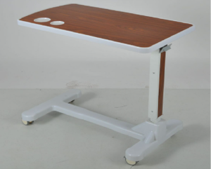 Meja Makan dapat digerakkan medis atas tempat tidur meja makan hidrolik samping tempat tidur atas meja untuk pasien rumah sakit - Product Image 4