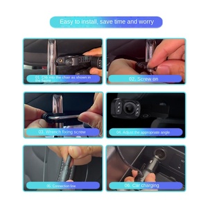 Monitor de bebé de visión nocturna para coche HD AHD de 4,3 pulgadas, cámara pequeña para coche y bebé como ayuda de marcha atrás con monitoreo seguro para cuidador y bebé - Product Image 4