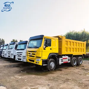 Sử dụng HOWO 10 bánh xe 30ton 6x4 tipper xe tải cho Châu Phi