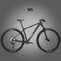Vélo de montagne en fibre de carbone 29 pouces/27,5 pouces, fourche en acier, frein à disque 12 vitesses, léger, directement de l'usine, pour la conduite urbaine