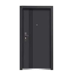 Latest Design Cheap Price Luxury Style Exterior Door Hot Sale Exterior Security Steel Metal Security Door