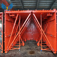 Coffrage tunnel en acier et aluminium économique pour la construction de structures en béton cellulaire, permettant une réalisation de dalles murales monobloc sans perdre de temps