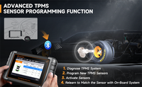 Herramienta de Programación TPMS Original FOXWELL NT809TS, Escáner Automotriz Bluetooth OBD2 para Todos los Sistemas, Escáner de Automóviles con Prueba Bidireccional
