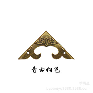 Cl047 Antique <b>Corner</b> <b>Protector</b> 30x42mm Bronze Yellow Traditional Furniture Hardware For Wooden Box Diy <b>Corner</b> Guard - Product Image 2