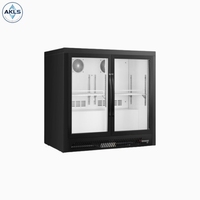 Mini-bar 88L avec compresseur Réfrigérateur compact pour chambre d'hôtel et refroidisseur à porte en verre Équipement de réfrigération à petit volume pour affichage