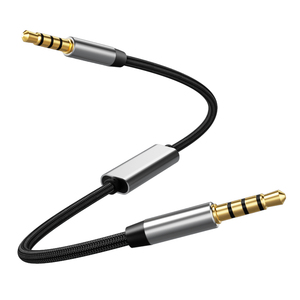 Cable de Audio de 3.5mm, Macho a Macho, Chapado en Oro, Cable Auxiliar Estéreo de Alta Fidelidad, Trenzado de Nailon, para Altavoces de Coche, Auriculares, iPhone, Tableta, Portátil - Product Image 6