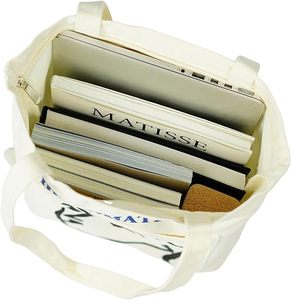 Sac fourre-tout en toile de coton bio blanc, personnalisable avec logo, pliable et réutilisable, idéal pour la confection de sacs – Vente directe usine - Product Image 4