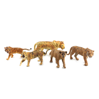 Modèles d'animaux africains de différentes tailles en PVC, tigre, lion, léopard, jouet éducatif pour enfants