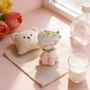 Energetic Girl <b>Blind</b> Box Resin Craft Ornament Cute Creative Girly Desktop Decor Gift For Children's Day - Product Image 1