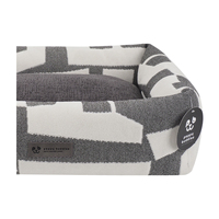 PEPPY BUDDIES Hochwertiges Geometrisches Dekoratives Sofa-Stoff-Rechteckiges Haustier-Hundebett Kissen Wendbar Abnehmbarer Bezug Modern Alles