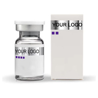 Étiquettes holographiques personnalisées pour flacons de 10 ml, étiquettes pour flacons de 3 ml, autocollants holographiques pour peptides, impression de logo personnalisée, imperméables