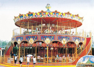 Fabricant d'attractions de Noël de luxe à double étage pour enfants, pour l'extérieur - Product Image 1
