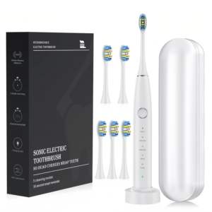 Cepillo <span class=keywords><strong>de</strong></span> <span class=keywords><strong>Dientes</strong></span> Eléctrico Sónico Smileviva HLS-XS2 IPX7, Gran Venta 2025, 5 Modos, 6 Cabezales <span class=keywords><strong>de</strong></span> Cepillo DuPont, Estuche <span class=keywords><strong>de</strong></span> Viaje, Carga Inalámbrica, OEM - Product Image 6